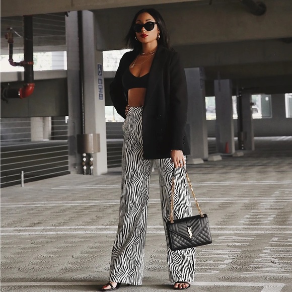 Zebra Faux Leather Pants - Picture 11 of 11